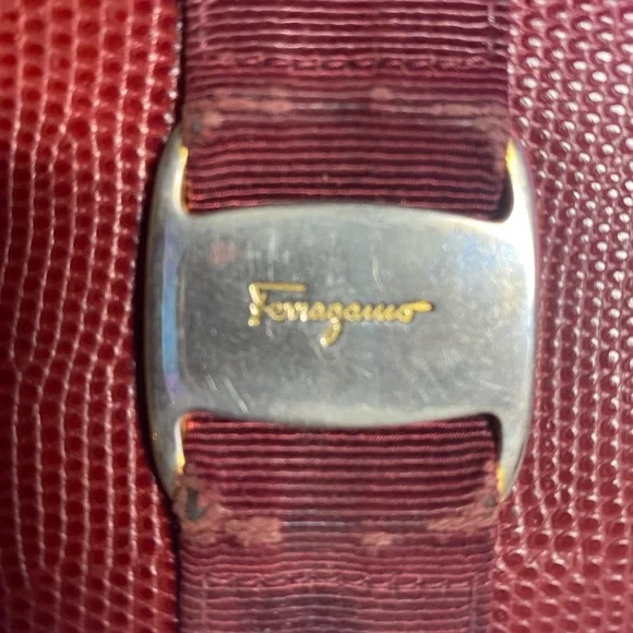 Vintage Ferragamo Lizard Leather Bifold w/COA - Picture 4 of 9